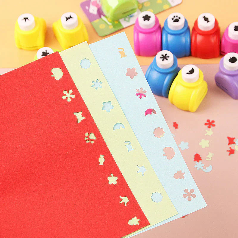 🔥Sınırlı sayıda mevcut, %50 indirim🔥✨ Çocuklar için Kendin Yap Delgeç Seti - Sevimli Şekiller Oluşturun 🎁📏