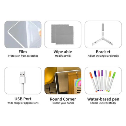 🌈Çocukların kendilerinin yapabileceği ışıklı çizim tahtası