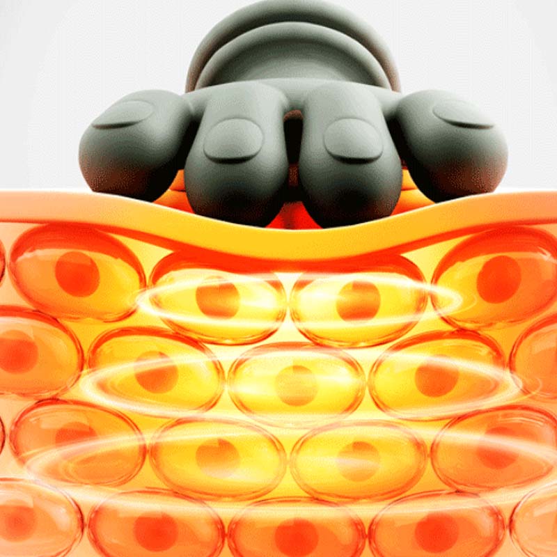 3 kademeli hız ayarlı boyun yastığı masaj aleti