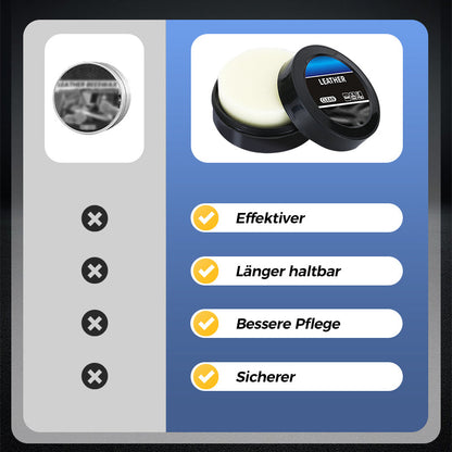 🧼 KAUFEN 2 ERHALTEN 3! ✨ Reinigungs- & Pflegecreme für Leder - Tiefenreinigung mit Natürlichen Ölen für Möbel, Autositze & Accessoires 🛋️🌟