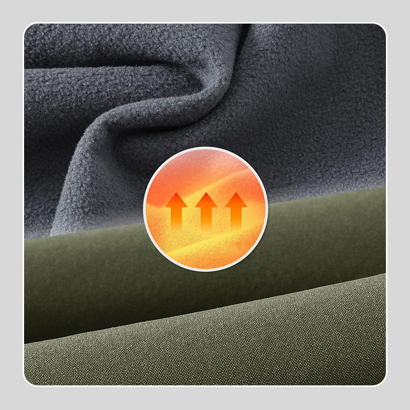 👖Windproof, waterproof, warm hiking trousers with elastic waistband