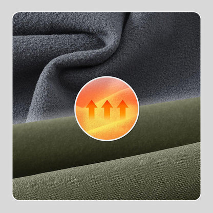 👖Windproof, waterproof, warm hiking trousers with elastic waistband