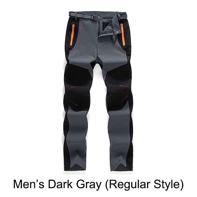 👖Windproof, waterproof, warm hiking trousers with elastic waistband