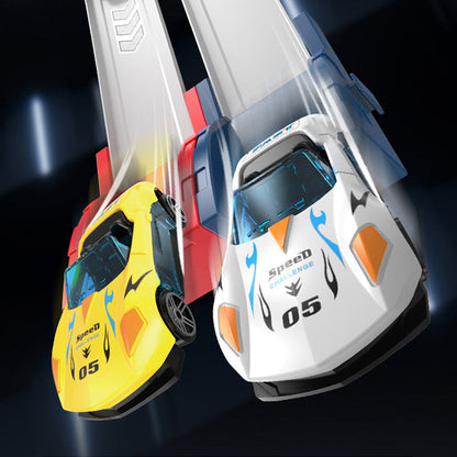 🔥Stoklar bitene kadar %50 indirim!🎉 Çocuklar için başlangıç ​​rampalı çift yarış pisti oyuncak seti