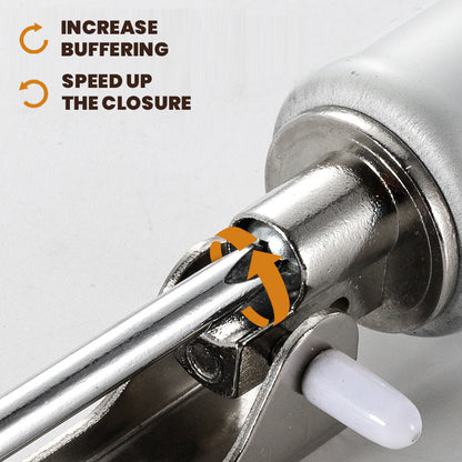 Einstellbarer pneumatischer Türschließer für Fliegengittertüren