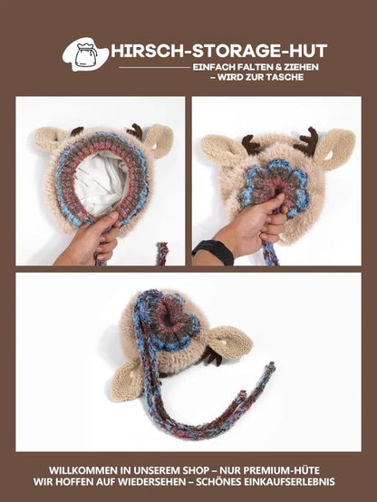 🎁🎄Weihnachtsverkauf - 50% Rabatt🎅Original Festliche Weihnachtsgeweihmütze