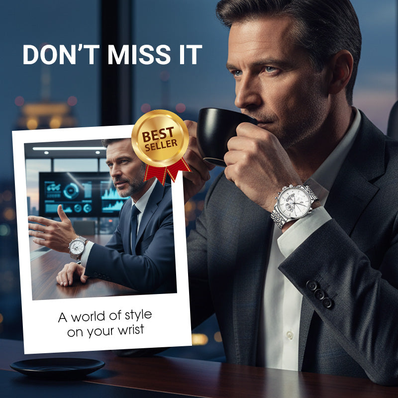 📢📢%60 indirim!!! 🎅Denizcilik tarzında, dünya motifli erkek kol saati