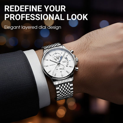 🔥%50 İndirimli Fırsat🌍Denizcilik tarzında, dünya motifli erkek kol saati