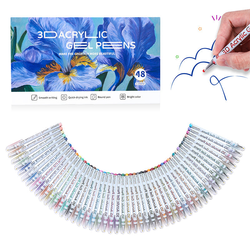 Mehrfarbiges Gelstift-Set zum Zeichnen und Ausmalen