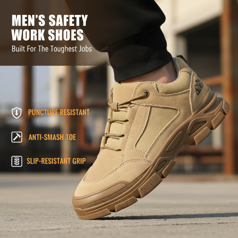 🔥 Latest technology 🥾 Men's safety shoes with puncture-resistant sole