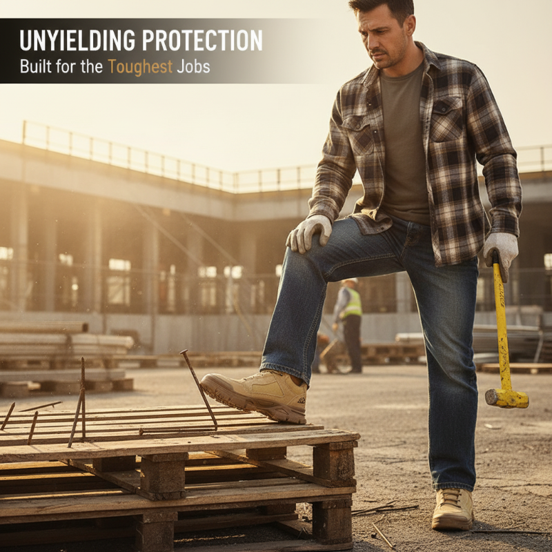 🔥 Latest technology 🥾 Men's safety shoes with puncture-resistant sole