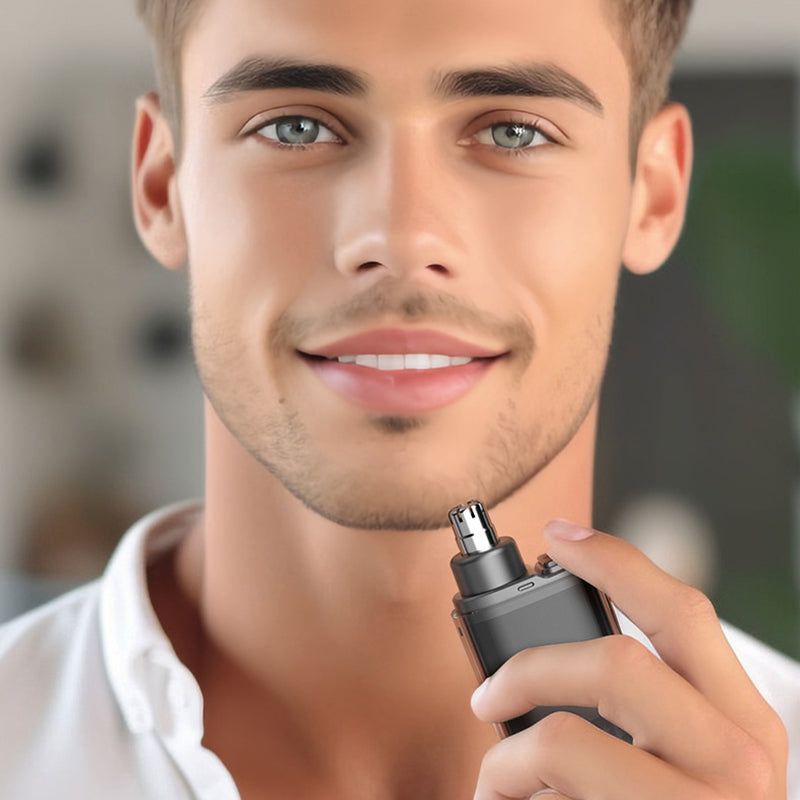 Smart electric nose hair trimmer