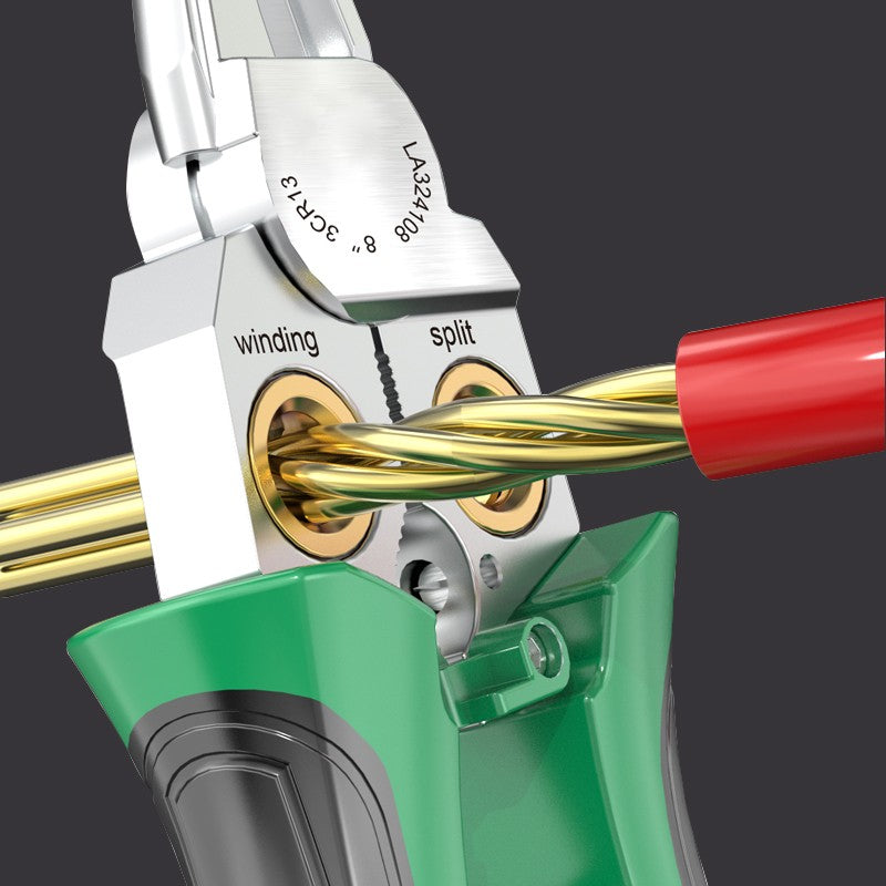 🔥Elektrik Testli 8'i 1 Arada Çok Fonksiyonlu Kablo Soyma Makası