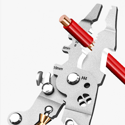 Multifunktionale klappbare Draht Stripping Schere mit elektrischem Test