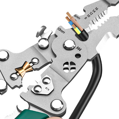 Multifunktionale klappbare Draht Stripping Schere mit elektrischem Test