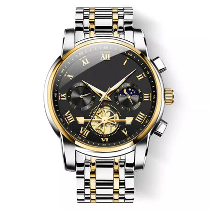 Luxusdesign Dodecagon Quartz Watch Neues multifunktionales Männer -Armbanduhr